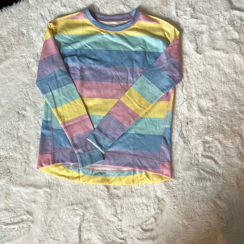 Girls Knit Striped Shirt
